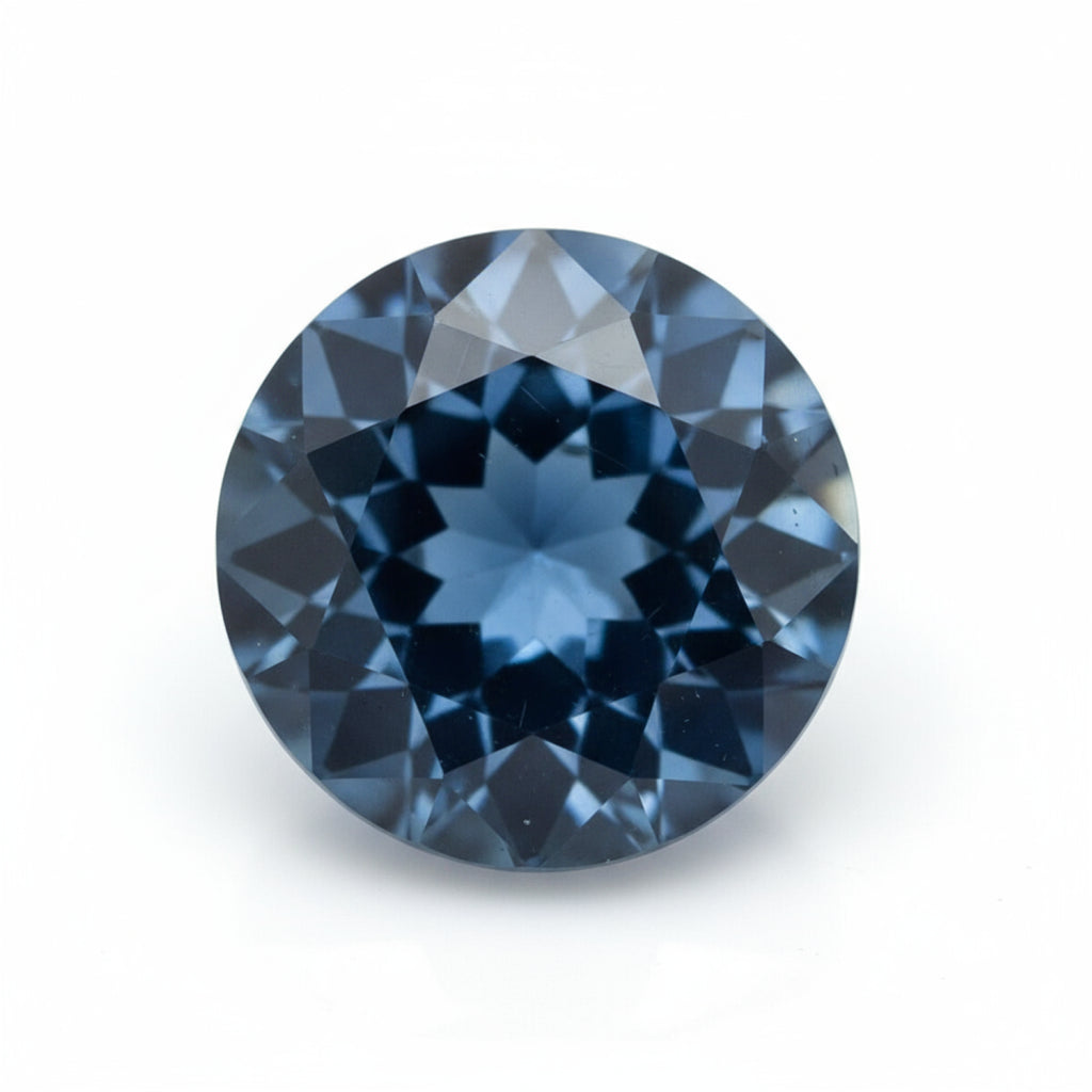 London Blue topaz 1PC Tiny 5x5 MM Round Faceted Blue Sparkling Semi Precious Gems