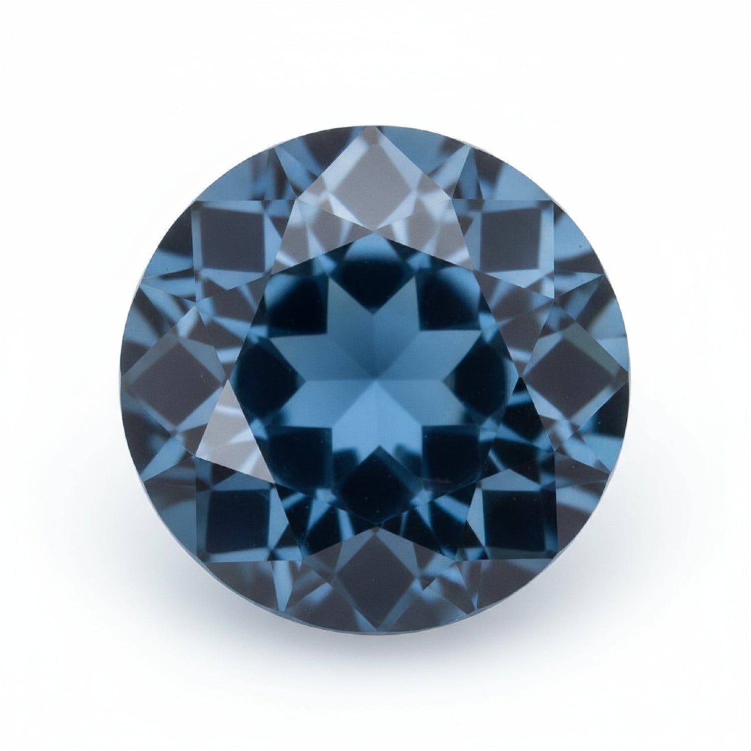 London Blue topaz 1PC Tiny 6x6 MM Round Faceted Blue Polished Semi Precious Loose Gems