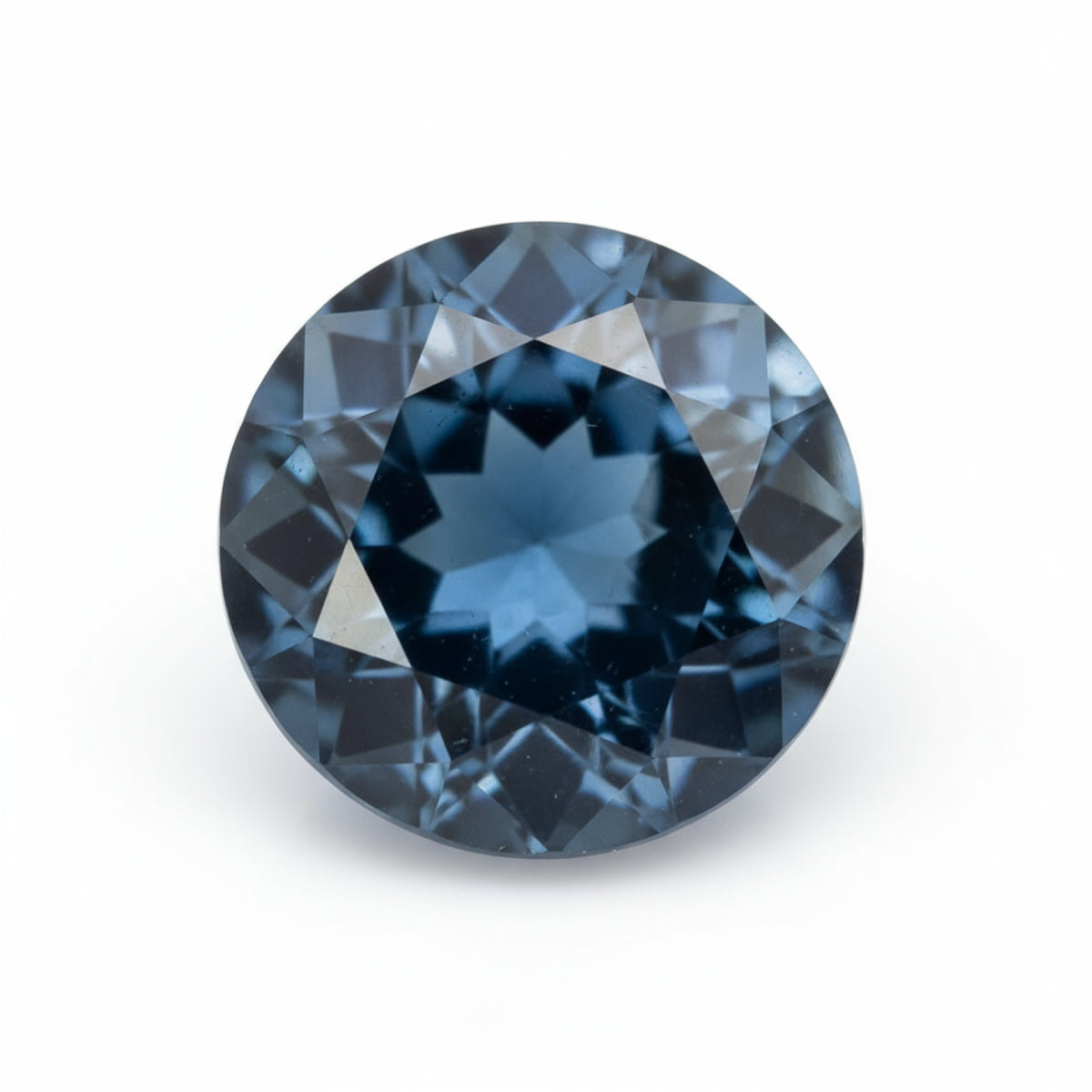 London Blue topaz 1PC Small 7x7 MM Round Faceted Blue Splendid Semi Precious Loose Gemstone