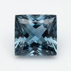 London Blue topaz 1PC Large 10x10 MM Square Faceted Blue Shine Semi Precious Loose Gems