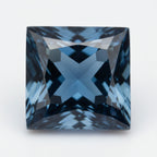 London Blue topaz 1PC Chunky 15x15 MM Square Faceted Blue Superior Semi Precious Loose Gemstone