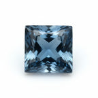 London Blue topaz 1PC Chunky 16x16 MM Square Faceted Blue Pure Semi Precious Loose Gemstones