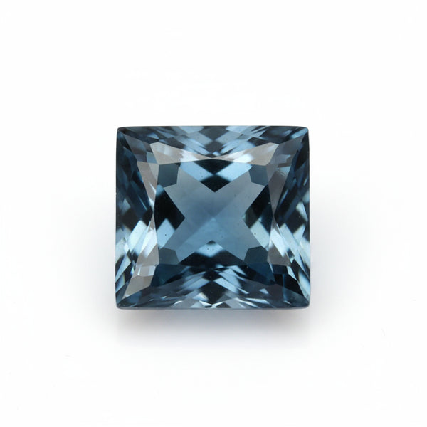 London Blue topaz 10PC Tiny 3x3 MM Square Faceted Blue Fiery Semi Precious Loose Gemstone