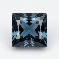 London Blue topaz 1PC Small 7x7 MM Square Faceted Blue Splendid Semi Precious Loose Gemstone