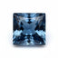 London Blue topaz 1PC Small 8x8 MM Square Faceted Blue Luster Semi Precious Loose Gemstones