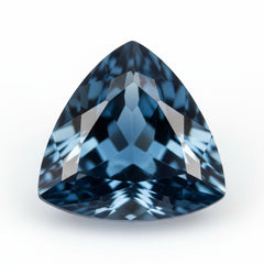 London Blue topaz 1PC Large 10x10 MM Triangle Faceted Blue Shine Semi Precious Loose Gems