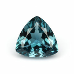 London Blue topaz 1PC Tiny 5x5 MM Triangle Faceted Blue Sparkling Semi Precious Gems