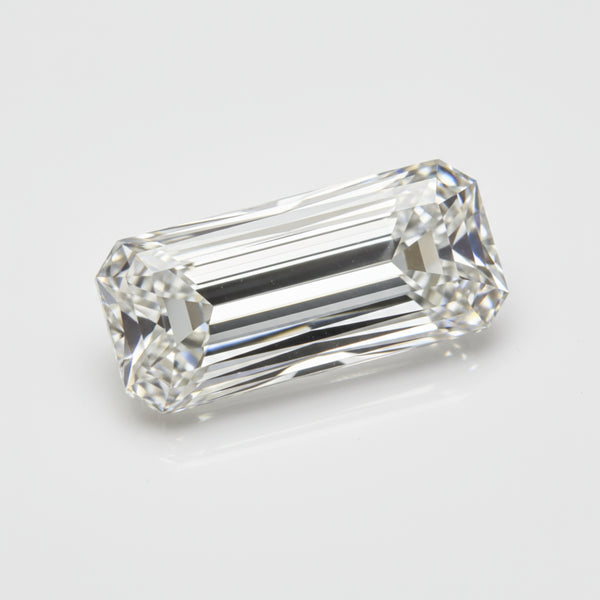 Lab Grown Diamond 10PC Tiny 2x4 MM Baguette Faceted White Brilliant Man Made Loose Gemstones