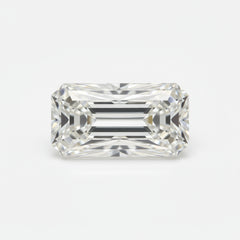 Lab Grown Diamond 1PC Small 6x12 MM Baguette Faceted White Lustrous Man Made Gems