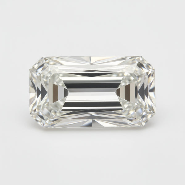 Lab Grown Diamond 1PC Small 6x12 MM Baguette Faceted White Lustrous Man Made Gems