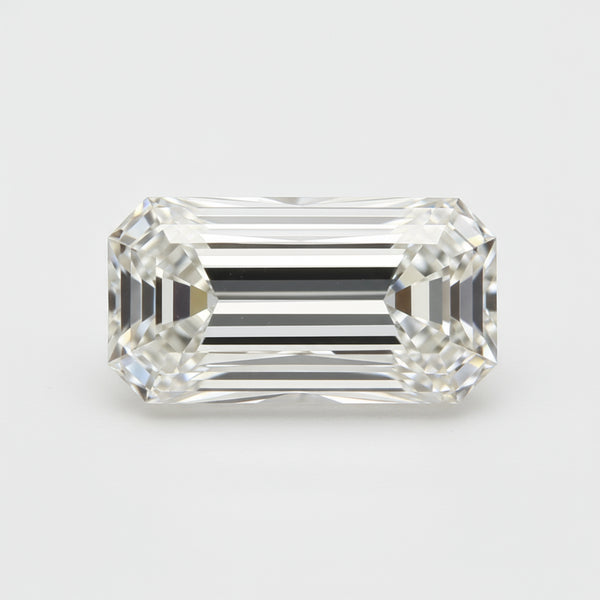 Lab Grown Diamond 1PC Medium 7x14 MM Baguette Faceted White Shine Man Made Loose Gems