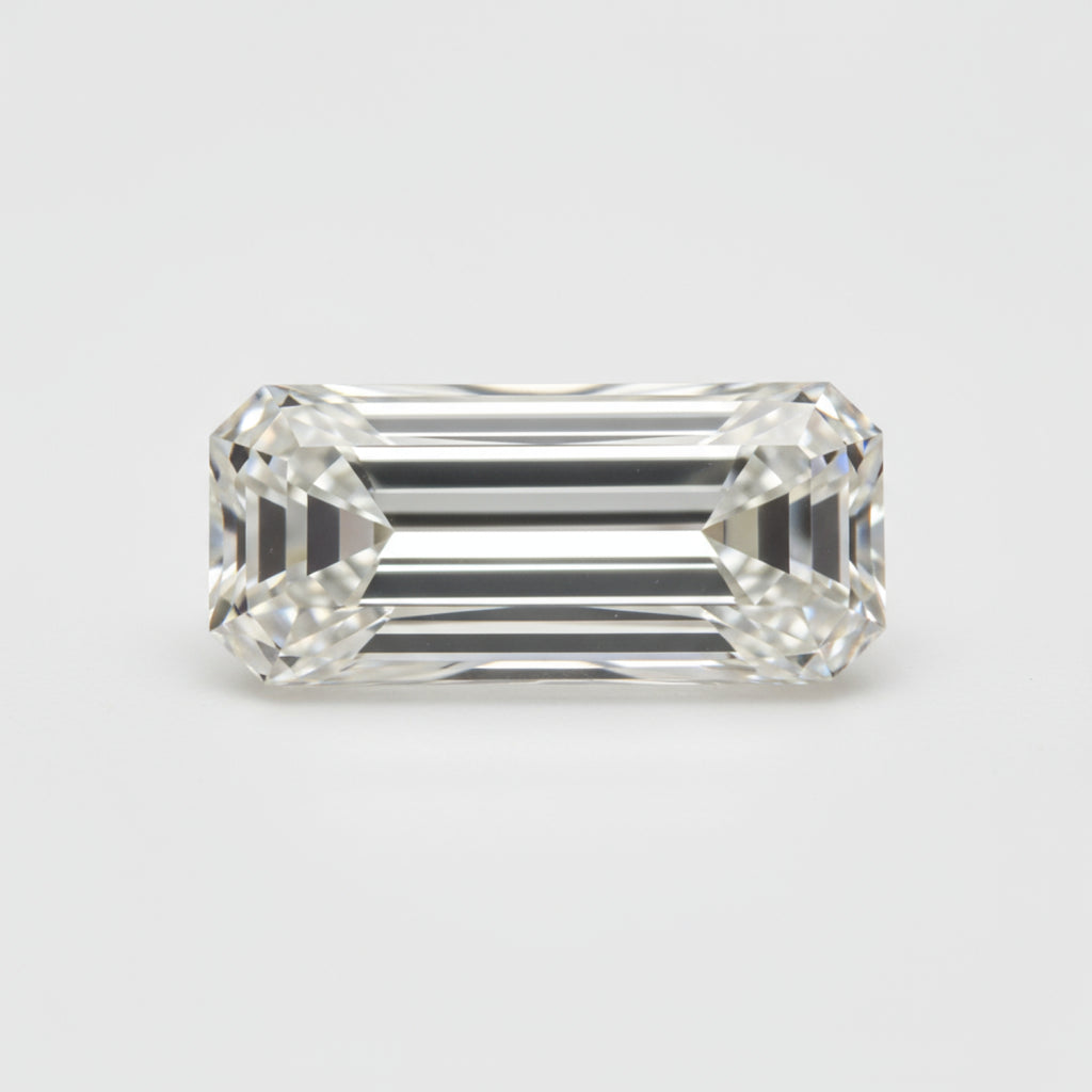 Lab Grown Diamond 1PC Large 8x16 MM Baguette Faceted White Fine Man Made Loose Gemstone