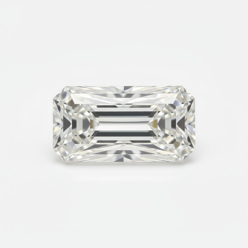 Lab Grown Diamond 1PC Large 8x16 MM Baguette Faceted White Fine Man Made Loose Gemstone