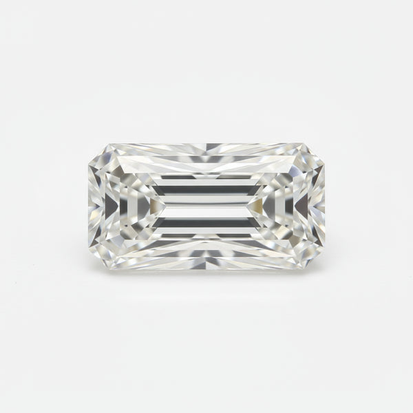 Lab Grown Diamond 1PC Large 8x16 MM Baguette Faceted White Fine Man Made Loose Gemstone