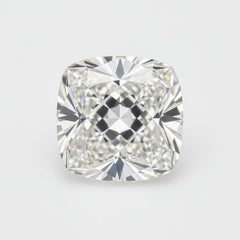 Lab Grown Diamond 1PC Large 10x10 MM Cushion Faceted White Shine Man Made Loose Gems