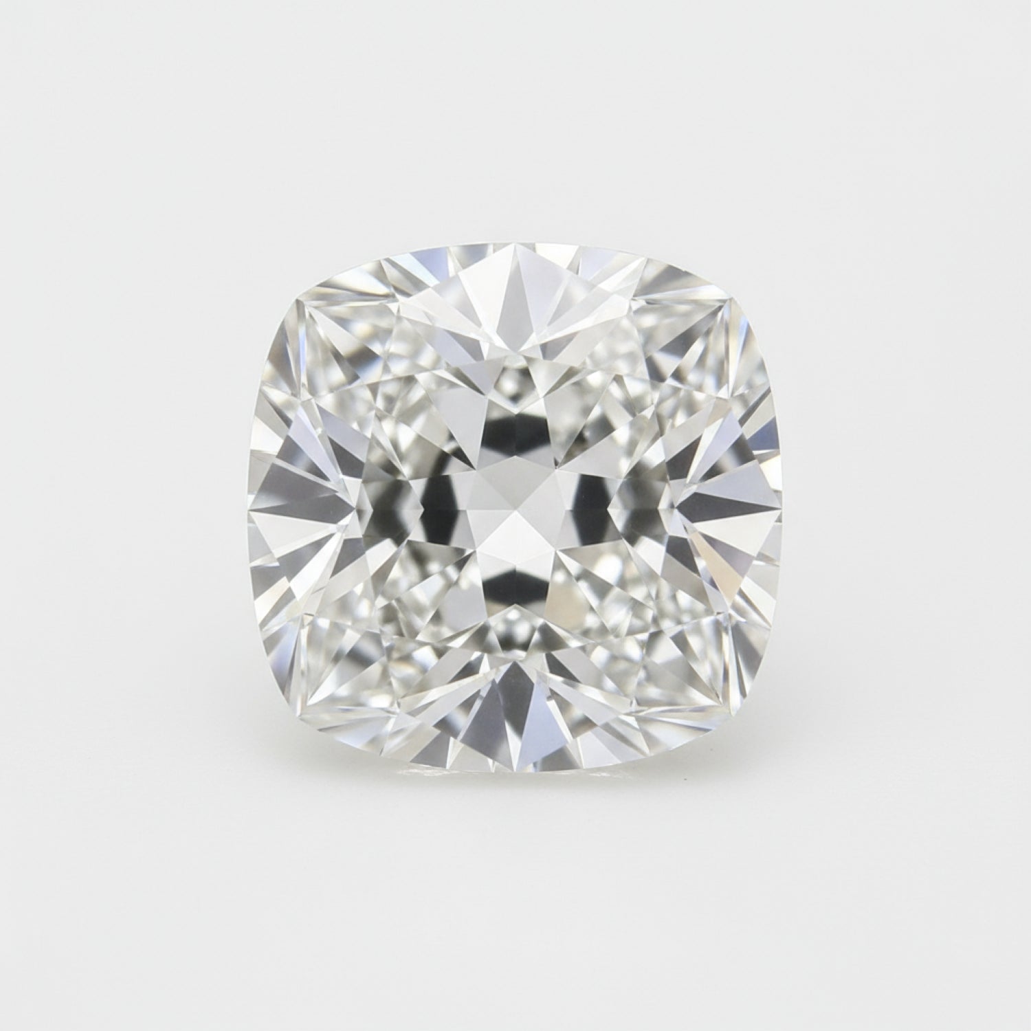 Lab Grown Diamond 1PC Large 11x11 MM Cushion Faceted White Fine Man Made Loose Gemstone