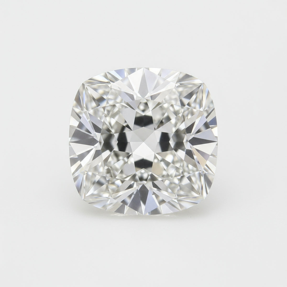 Lab Grown Diamond 1PC Large 11x11 MM Cushion Faceted White Fine Man Made Loose Gemstone