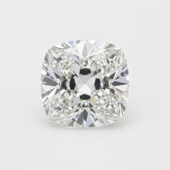 Lab Grown Diamond 1PC Large 11x11 MM Cushion Faceted White Fine Man Made Loose Gemstone