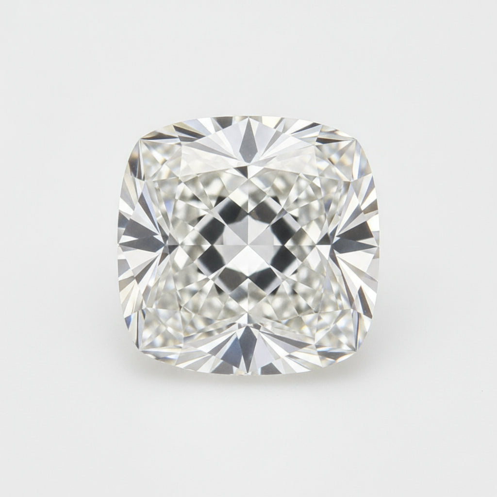 Lab Grown Diamond 1PC Large 12x12 MM Cushion Faceted White High-Quality Man Made Loose Gemstones