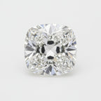 Lab Grown Diamond 1PC Chunky 14x14 MM Cushion Faceted White Genuine Man Made Loose Gems