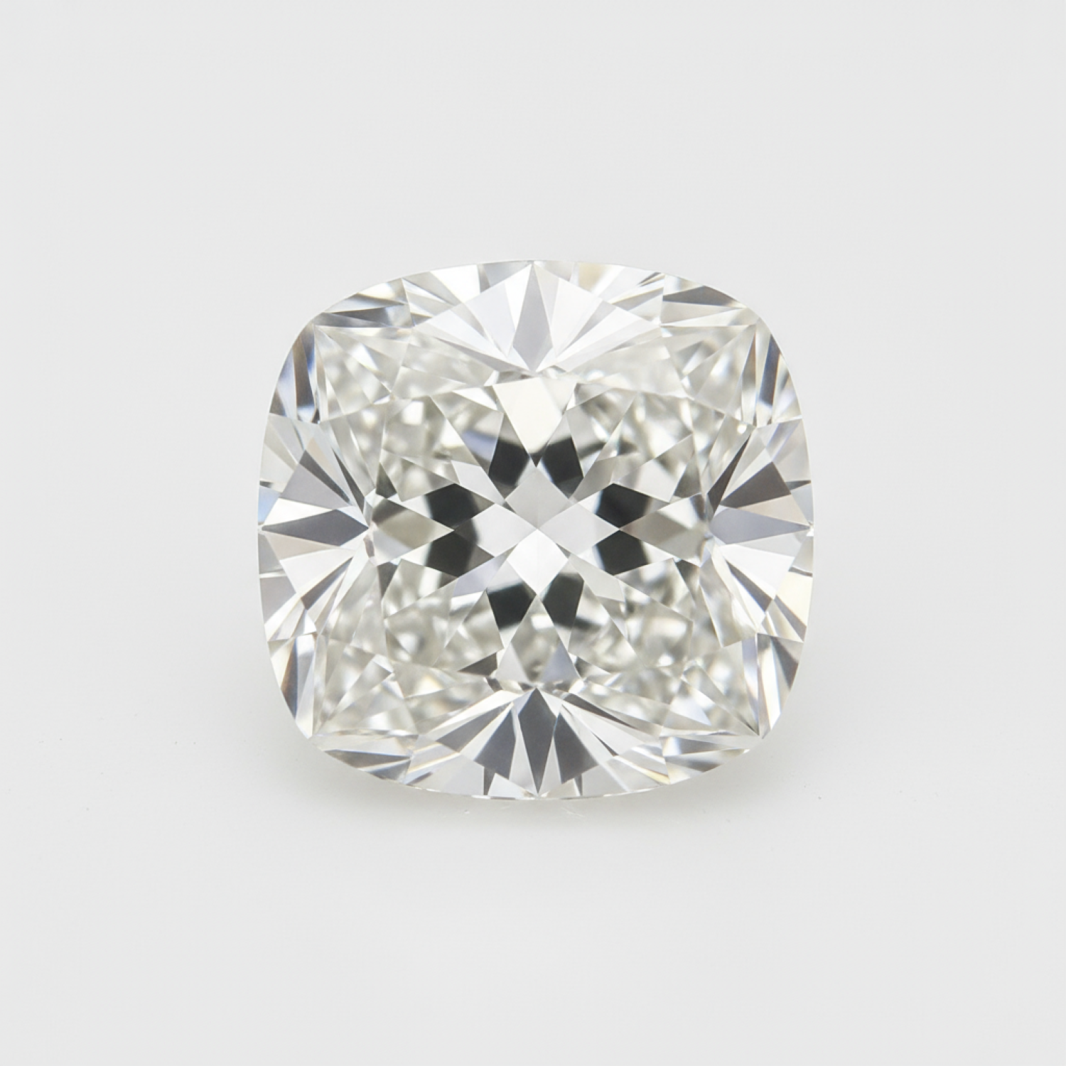 Lab Grown Diamond 1PC Chunky 15x15 MM Cushion Faceted White Superior Man Made Loose Gemstone Huvudsaklig produktbild