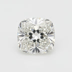 Lab Grown Diamond 1PC Chunky 15x15 MM Cushion Faceted White Superior Man Made Loose Gemstone