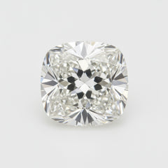 Lab Grown Diamond 1PC Chunky 15x15 MM Cushion Faceted White Superior Man Made Loose Gemstone