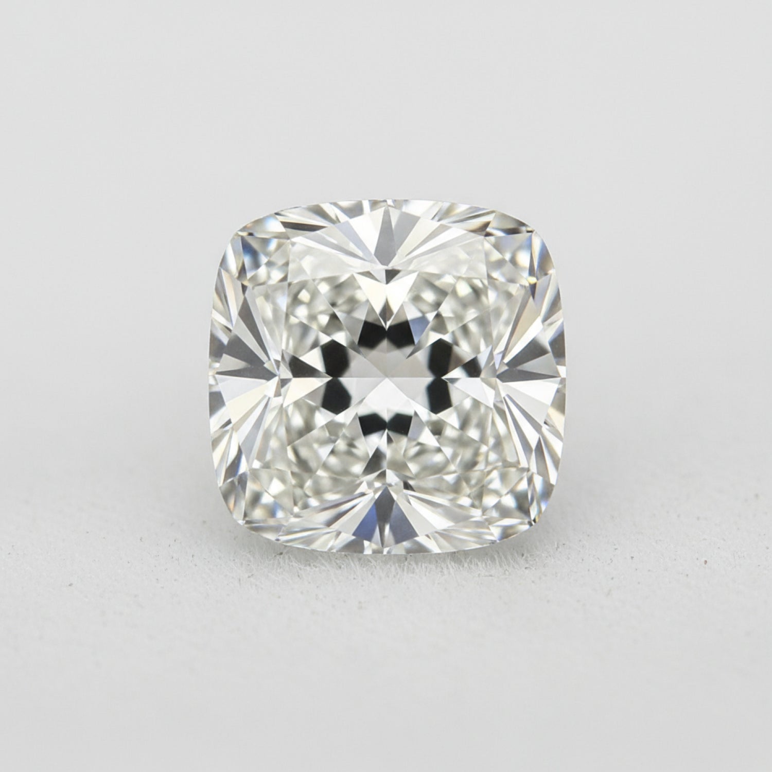 Lab Grown Diamond 1PC Chunky 16x16 MM Cushion Faceted White Pure Man Made Loose Gemstones