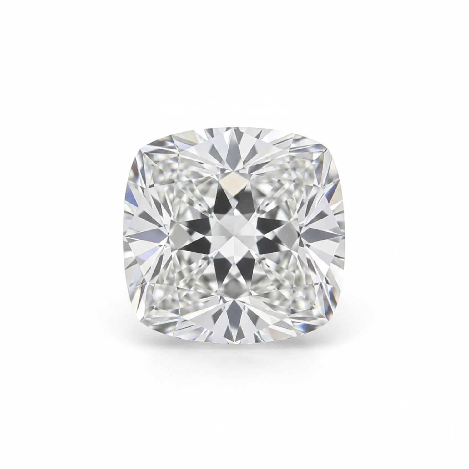 Im Labor gewachsener Diamant, 10 Stück, winziger 3 x 3 mm, Kissen, facettiert, weiß, feurig, künstlicher Edelstein メイン画像