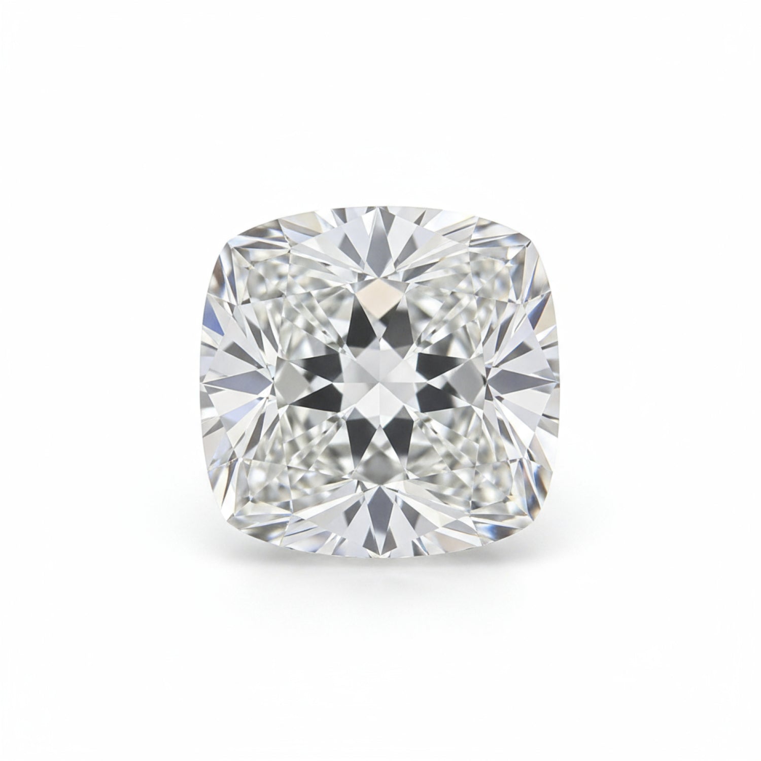 Lab Grown Diamond 1PC Tiny 5x5 MM Cushion Faceted White Sparkling Man Made Gems