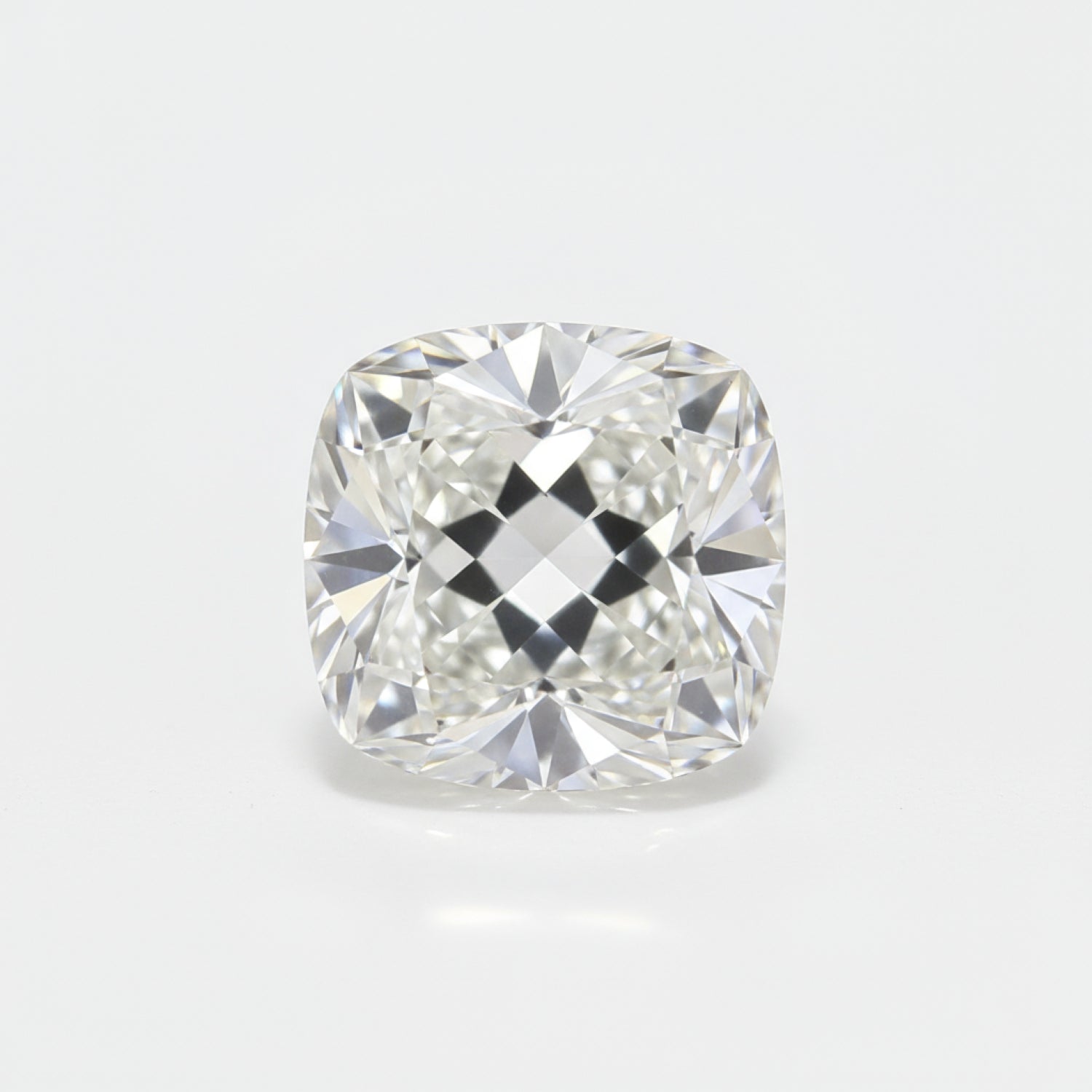 Lab Grown Diamond 1PC Small 7x7 MM Cushion Faceted White Splendid Man Made Loose Gemstone