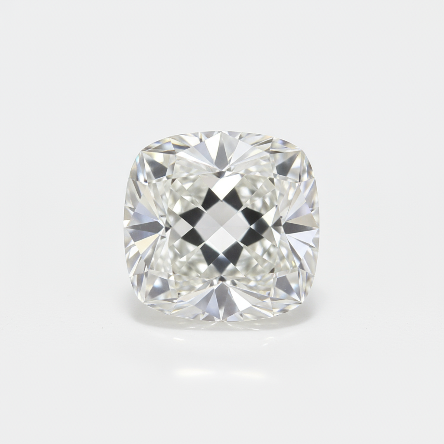 Lab Grown Diamond 1PC Small 7x7 MM Cushion Faceted White Splendid Man Made Loose Gemstone Huvudsaklig produktbild