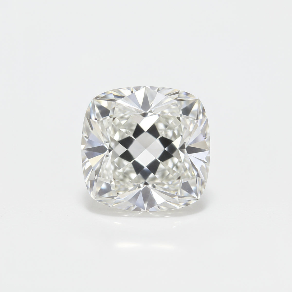 Lab Grown Diamond 1PC Small 7x7 MM Cushion Faceted White Splendid Man Made Loose Gemstone