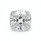 Lab Grown Diamond 1PC Small 8x8 MM Cushion Faceted White Luster Man Made Loose Gemstones