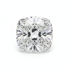 Lab Grown Diamond 1PC Small 8x8 MM Cushion Faceted White Luster Man Made Loose Gemstones