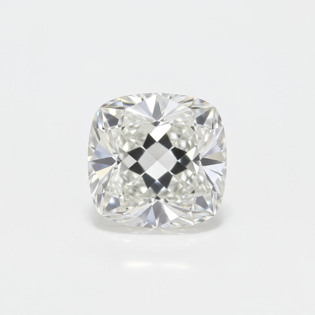 Lab Grown Diamond 1PC Small 8x8 MM Cushion Faceted White Luster Man Made Loose Gemstones