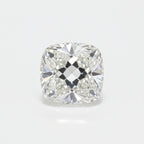 Lab Grown Diamond 1PC Small 8x8 MM Cushion Faceted White Luster Man Made Loose Gemstones