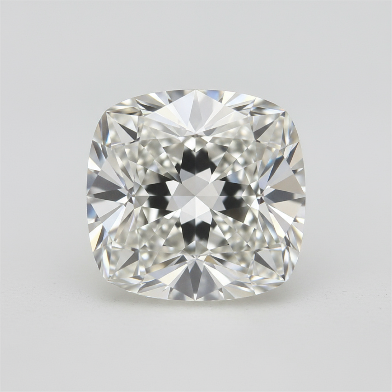 Lab Grown Diamond 1PC Medium 9x9 MM Cushion Faceted White Lustrous Man Made Gems Secundaire afbeelding