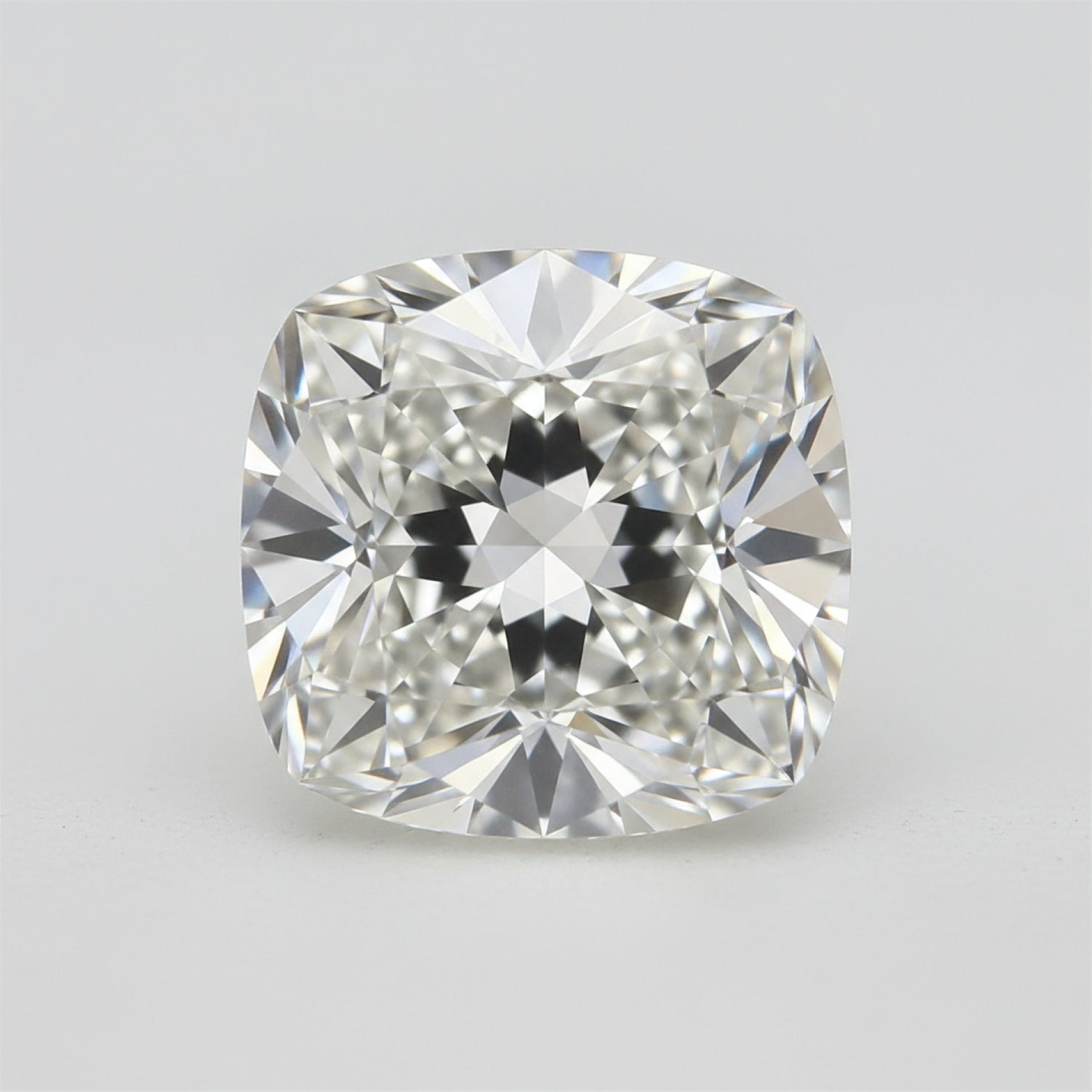 Lab Grown Diamond 1PC Medium 9x9 MM Cushion Faceted White Lustrous Man Made Gems