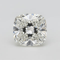 Lab Grown Diamond 1PC Medium 9x9 MM Cushion Faceted White Lustrous Man Made Gems
