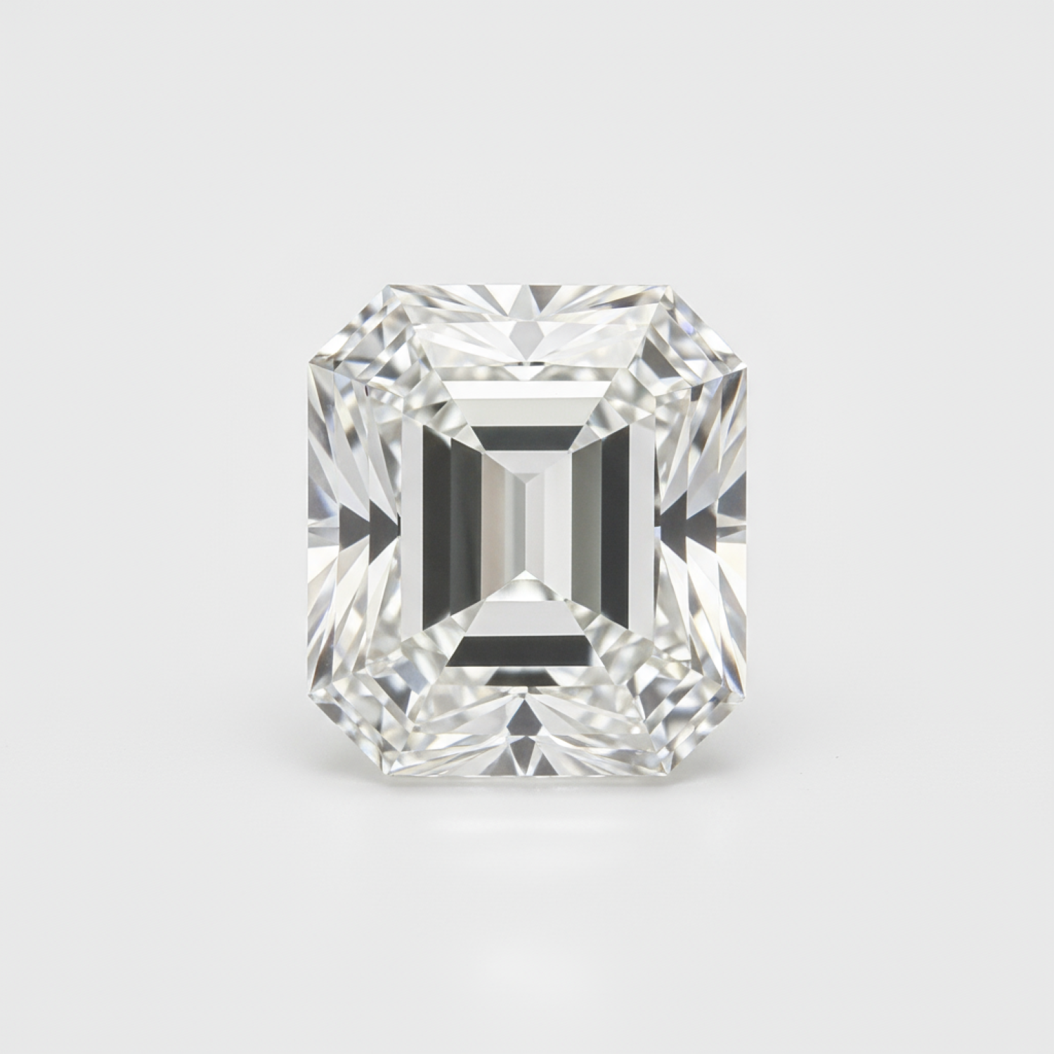 ラボグロウンダイヤモンド 1ピース チャンキー 12x16 MM エメラルド ファセット ホワイトブリリアント 人工ルースジェム サブ画像