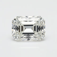 Lab Grown Diamond 1PC Chunky 13x18 MM Emerald Faceted White Sparkling Man Made Loose Gemstone