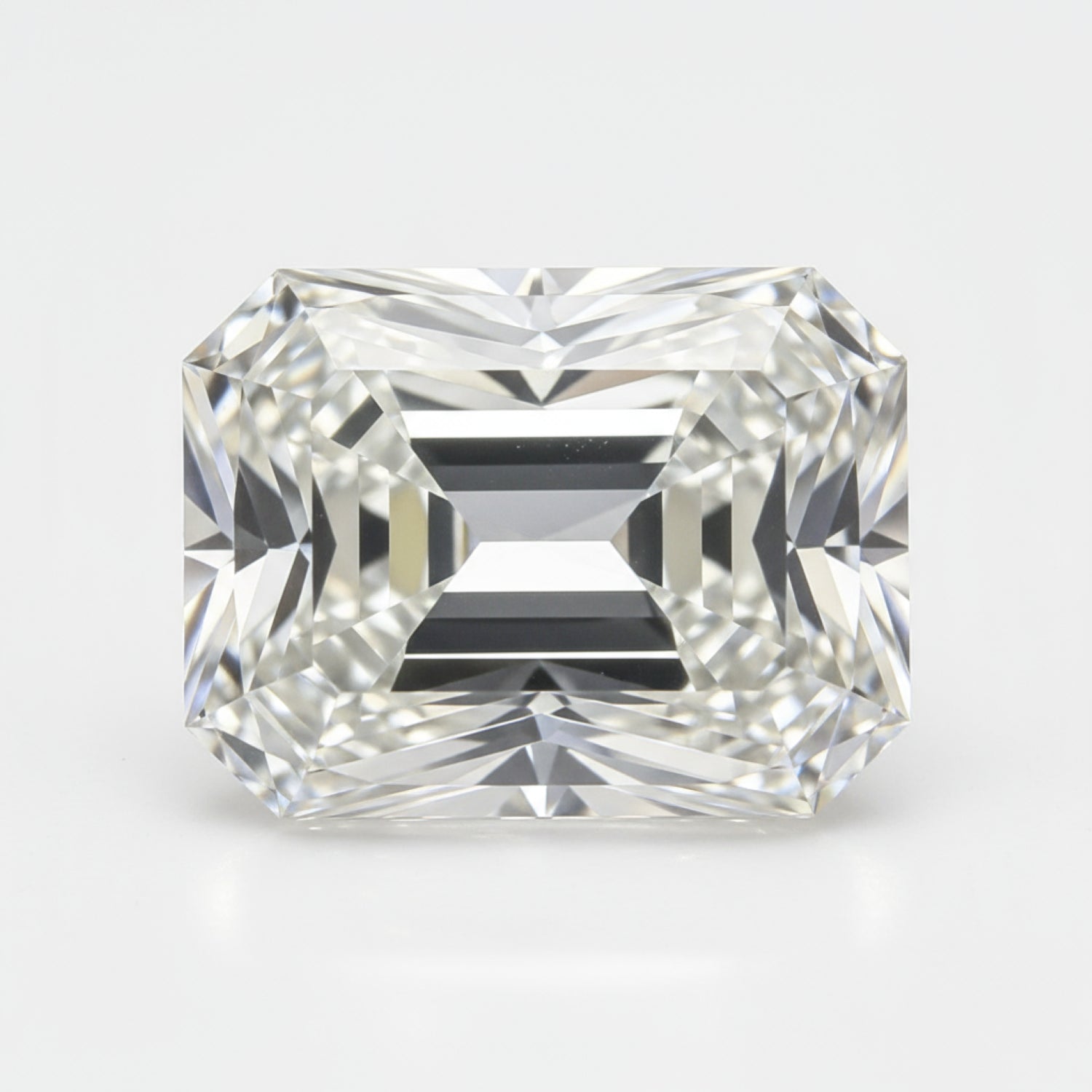 Lab Grown Diamond 1PC Chunky 15x20 MM Emerald Faceted White Polished Man Made Loose Gemstones