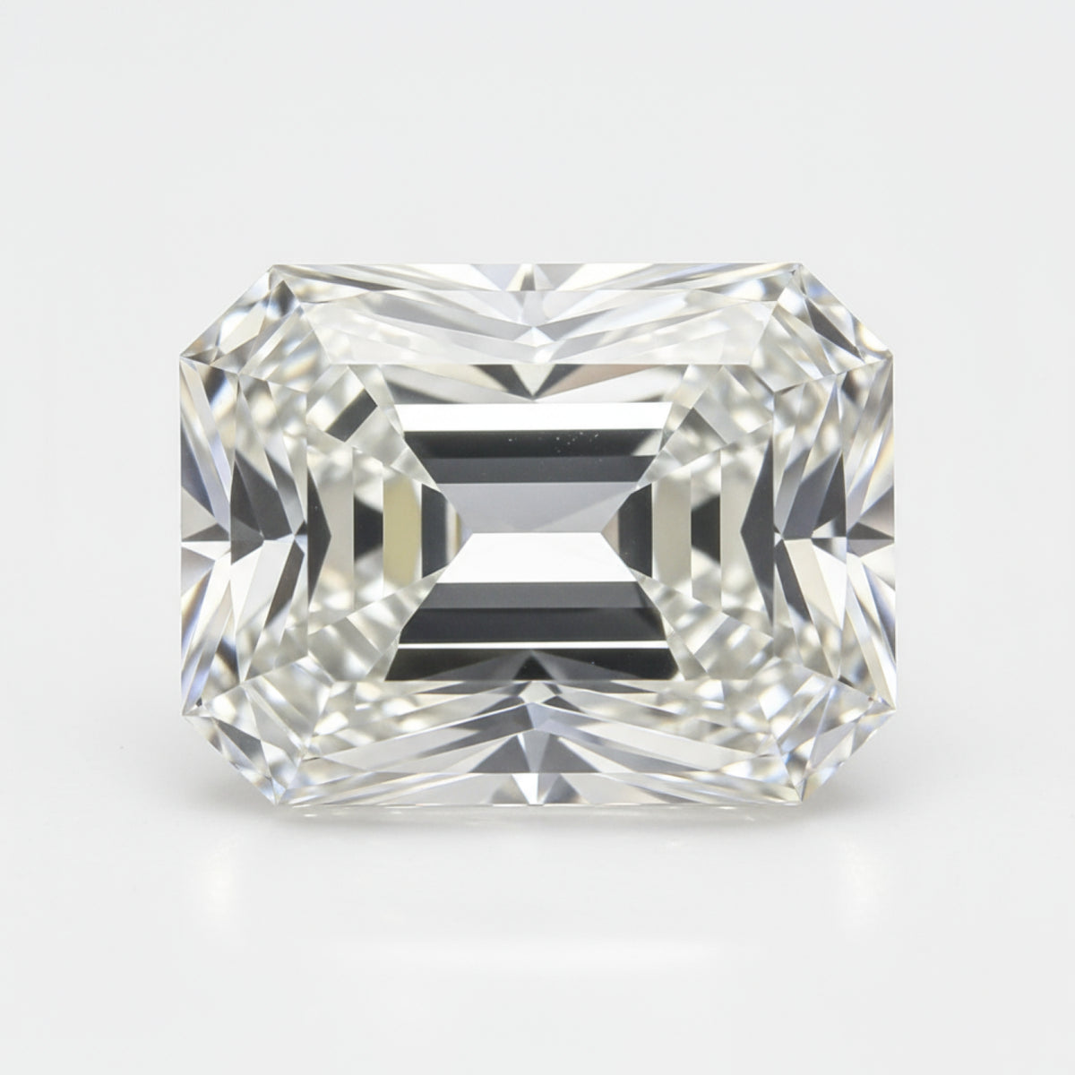 Lab Grown Diamond 1PC Chunky 15x20 MM Emerald Faceted White Polished Man Made Loose Gemstones