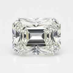 Lab Grown Diamond 1PC Chunky 15x20 MM Emerald Faceted White Polished Man Made Loose Gemstones