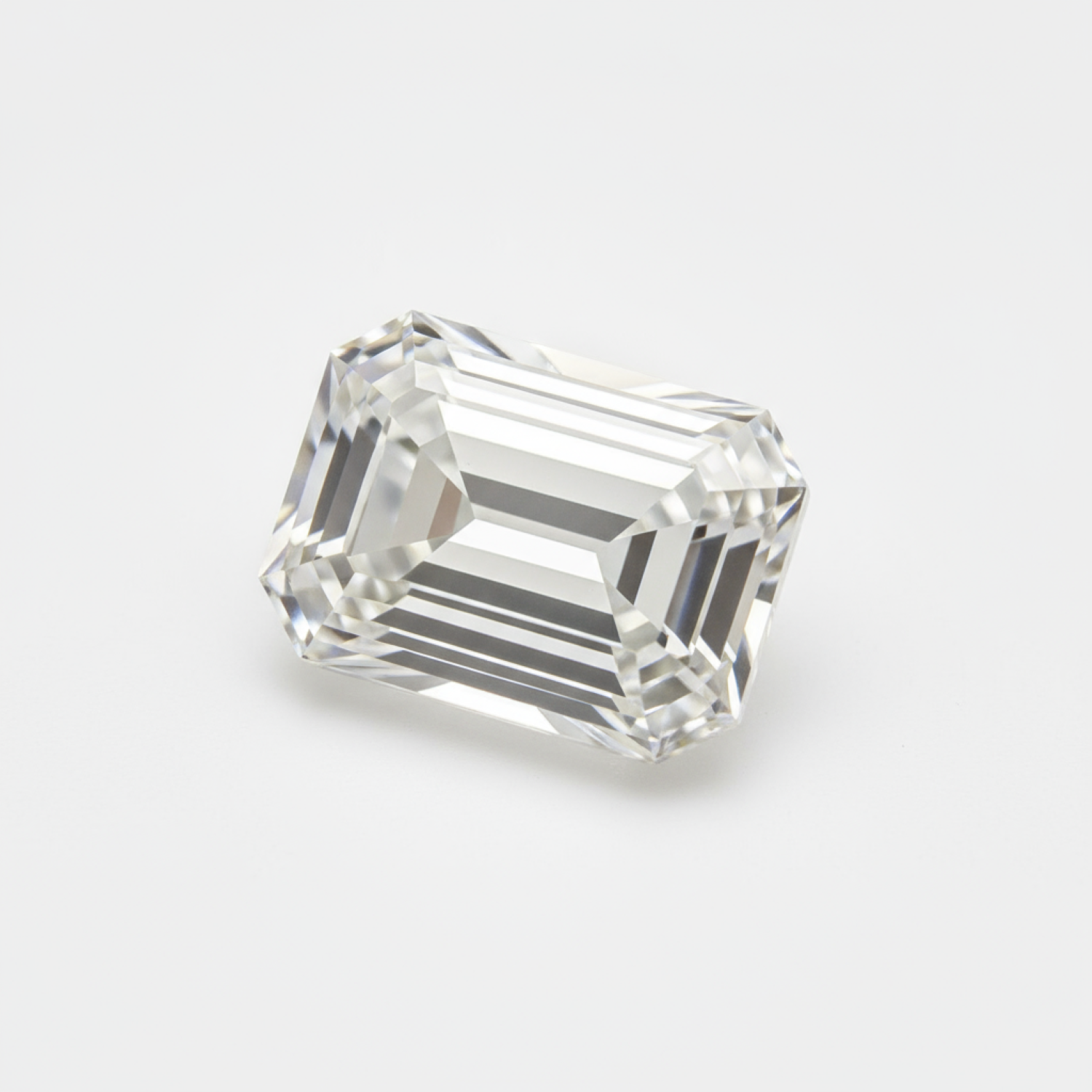 Lab Grown Diamond 1PC Chunky 15x20 MM Emerald Faceted White Polished Man Made Loose Gemstones Secundaire afbeelding