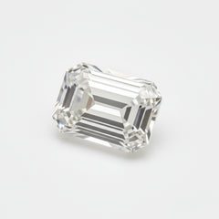 Lab Grown Diamond 1PC Chunky 15x20 MM Emerald Faceted White Polished Man Made Loose Gemstones