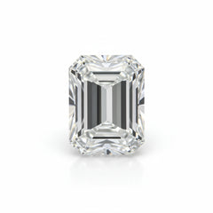 Lab Grown Diamond 1PC Tiny 3x5 MM Emerald Faceted White Polished Man Made Loose Gems