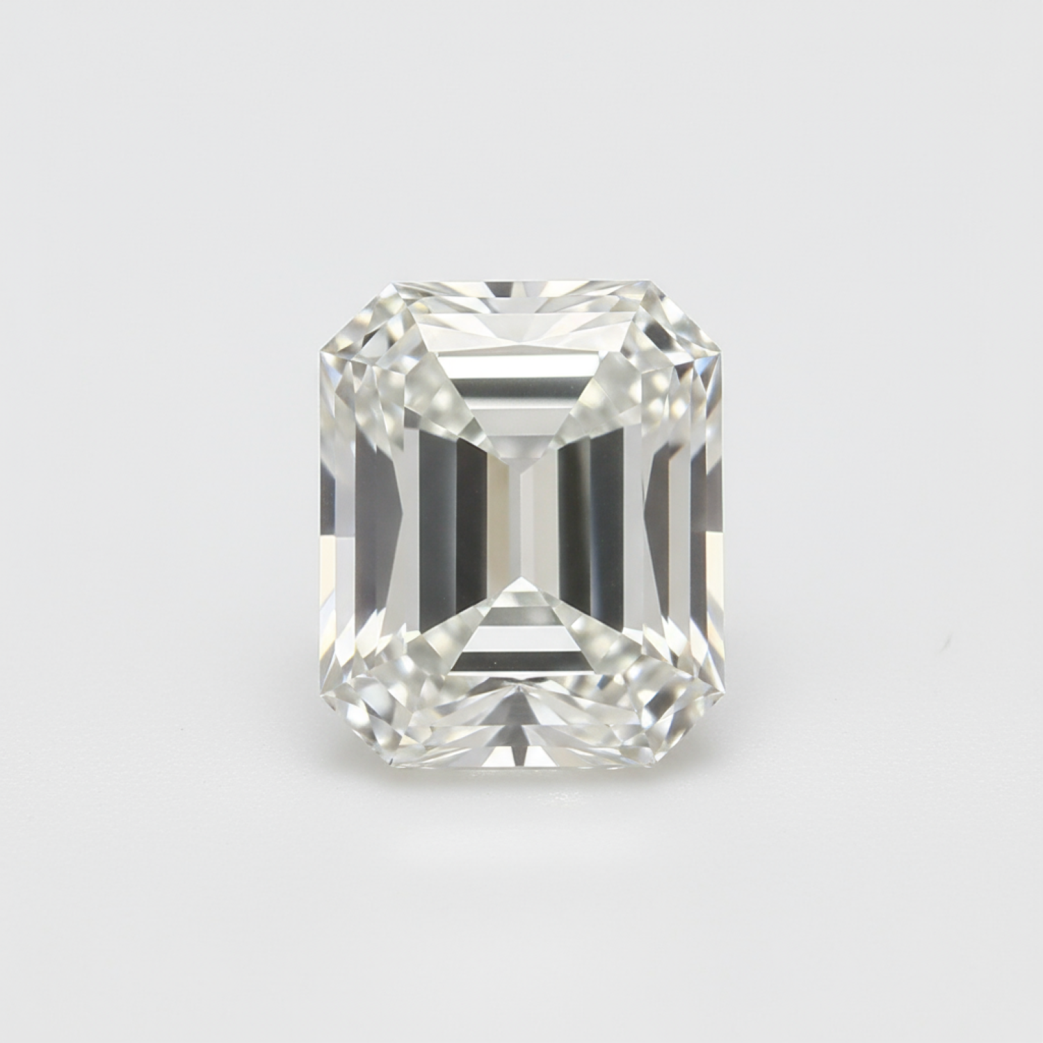 Lab Grown Diamond 1PC Tiny 4x6 MM Emerald Faceted White Splendid Man Made Loose Gemstone Sekundär produktbild