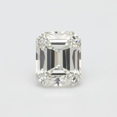 Lab Grown Diamond 1PC Tiny 4x6 MM Emerald Faceted White Splendid Man Made Loose Gemstone